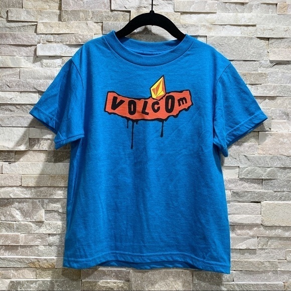 Volcom Boys Short Sleeve T-Shirt Size 5/6 M - Picture 1 of 5